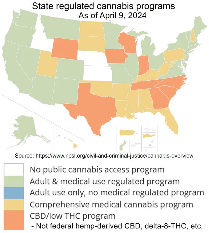 Pack Your Bags and Your Stash: The States Most Likely to Go Green Next